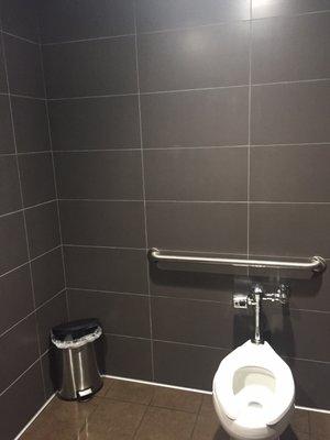 Smelled like bleach in the morning