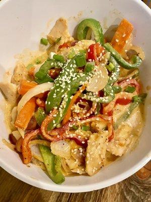 Coconut thai chicken curry