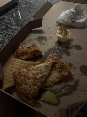a half eaten/half tossed in the elevator... delicious