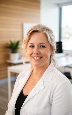 Nurse Practitioner Amber Jirschele, FNP. Owner and creator of clinic.