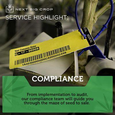 From implementation to audit, our compliance team will guide you through the maze of seed to sale.