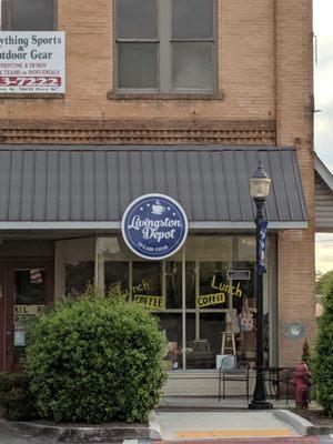 Livingston Depot, on the square in Livingston TN