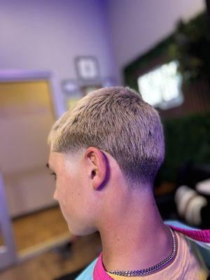 Taper on sides and back