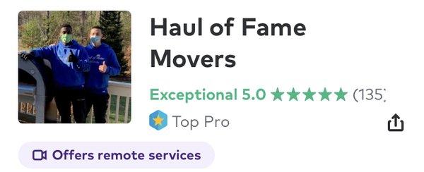 Haul of Fame Movers