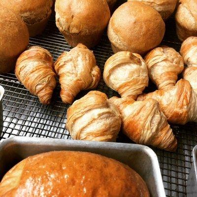 House made breads, croissants, and rolls.