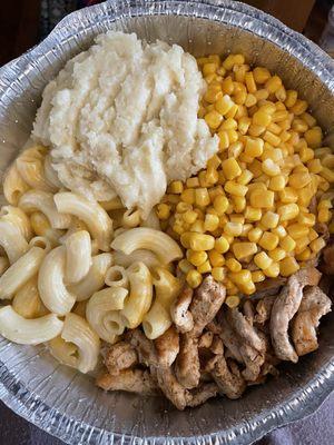 Chicken Mac & Cheese Bowl (DELICIOUS!!!)