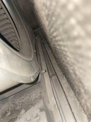 Placed the motor on top