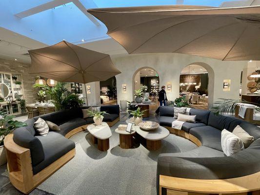 Outdoor living room upstairs