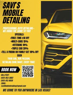 Savi’s Mobile Detailing