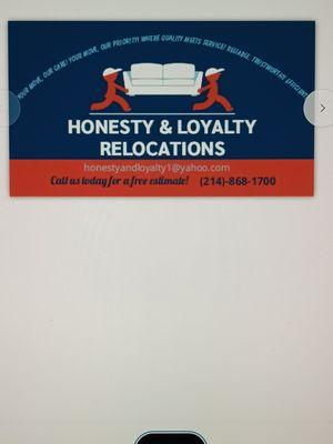 Honesty & Loyalty Relocations