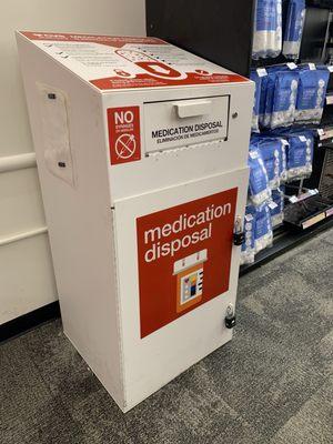 Medication disposal near pharmacy