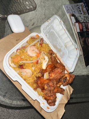 House Special Fried Rice & Wings