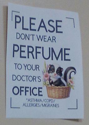 Sign in Dr Sames treatment rooms