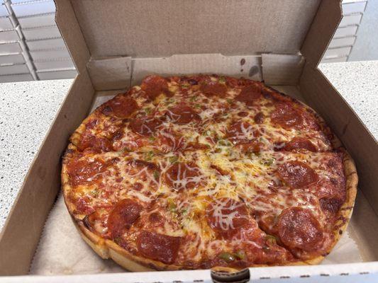 Pepperoni pizza