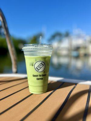 Iced matcha!