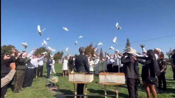 Wings of Love Ceremonial Dove Release