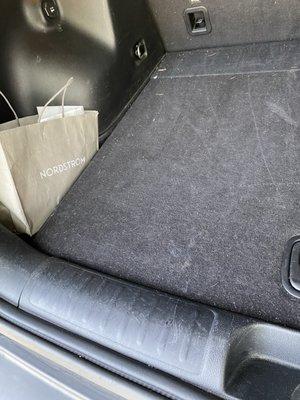 Never cleaned one whole part of car.