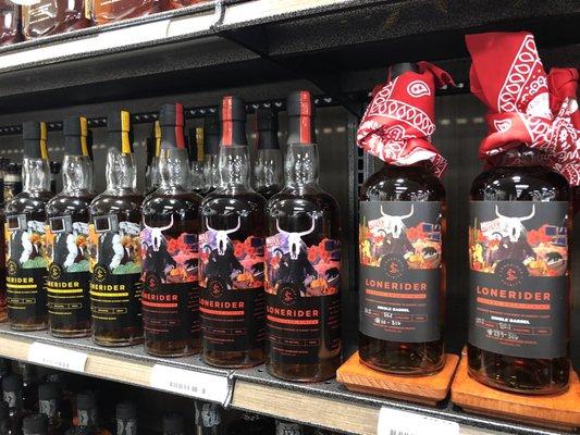 Lonerider Bourbon. Delish!