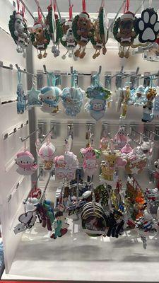 We have a lot of Christmas ornaments for you to pick & personalize from.