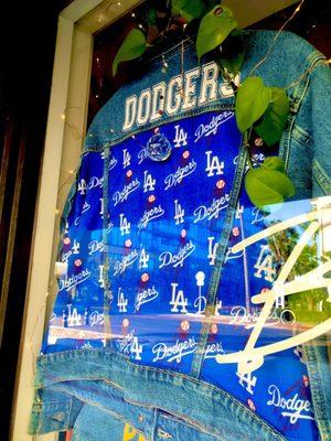 Dodgers denim jacket very cool