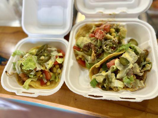 Gluten free chicken tacos