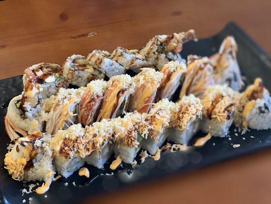 Shaggy dog roll, Monster roll