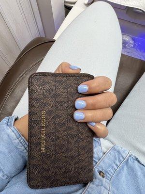 Sky blue dip gel