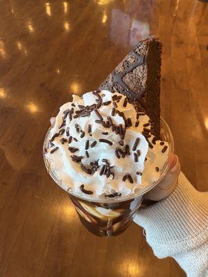 Brownie sundae