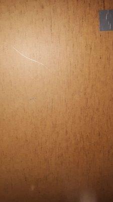 The 2nd storage unit next to mine with sewage stains splattered all over the door.