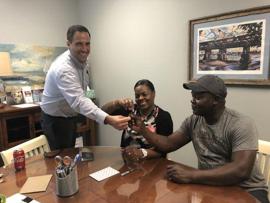 Congratulations to Kali and Charles. They are first time home buyers who just bought their new home. #richmondhomesales