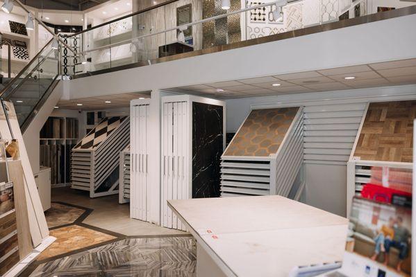 Our Showroom - Porcelain Floor Tile Section