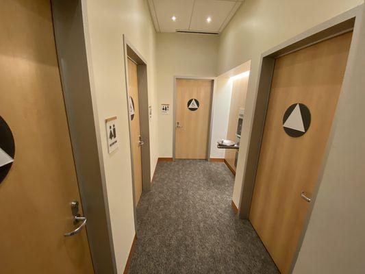 Bathroom Exterior + Drinking Fountains