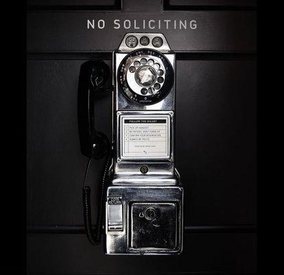No Soliciting Bar