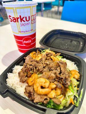 BEEF & SHRIMP TERIYAKI