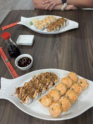 Crunchy California roll/ Vivo México