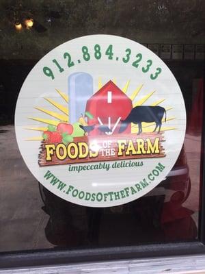 Outside the building.