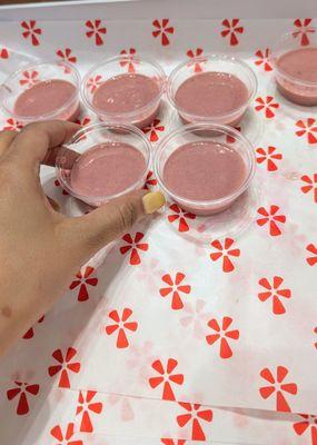 Strawberry banana smoothie
