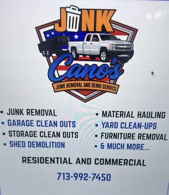 Cano's Junk Removal