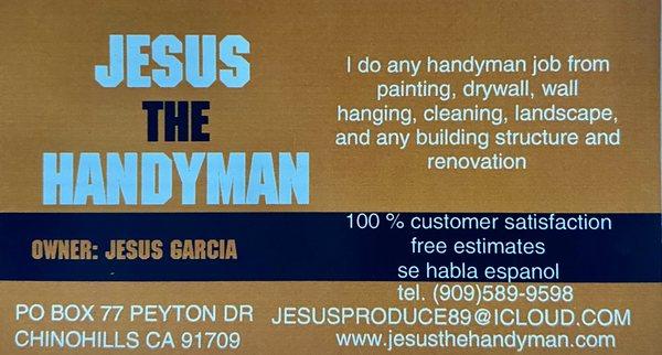Jesus The Handyman