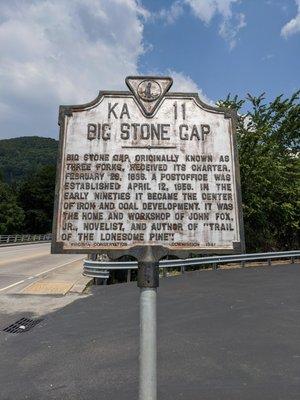 Big Stone Gap Historical Marker