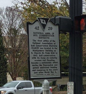 National Association of Soil Conservation Districts Marker, Spartanburg
