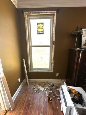 Pella didn't bother to cover anything and my entire house was left covered in sheet rock dust.