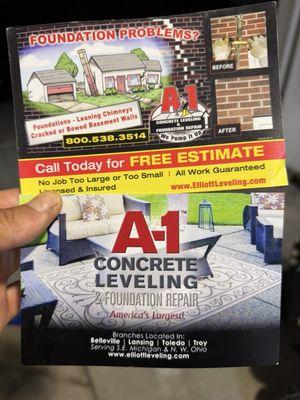 A-1 Concrete Leveling Southeast Michigan