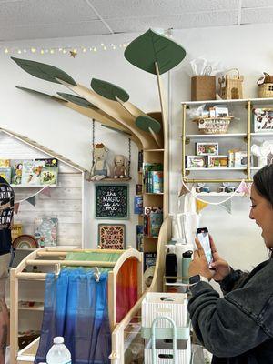 One of the adorable reading nooks