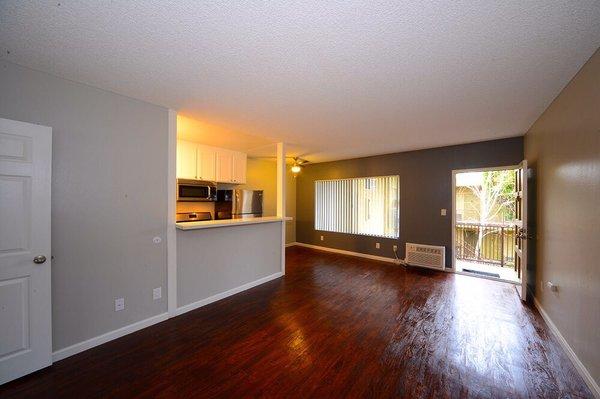 Renovated 1 bedroom living area