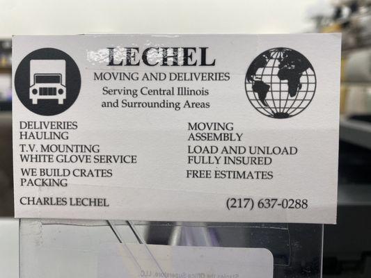 Lechel Moving & Delivery