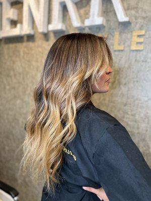 caramel balayage