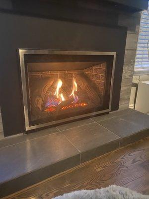 My fireplace kicks off so much heat and I couldn't be happier with it