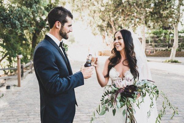 Gorgeous Wedding Hair & Makeup by Chelsea Brusseau.