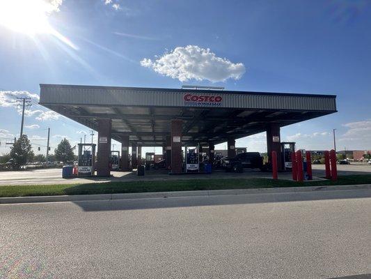 Side view of this Costco Gas Station!